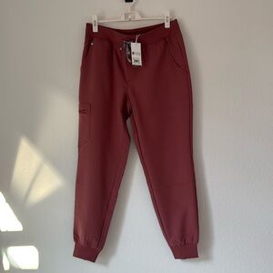Figs zamoraa jogger scrub pants M Mauve NWT